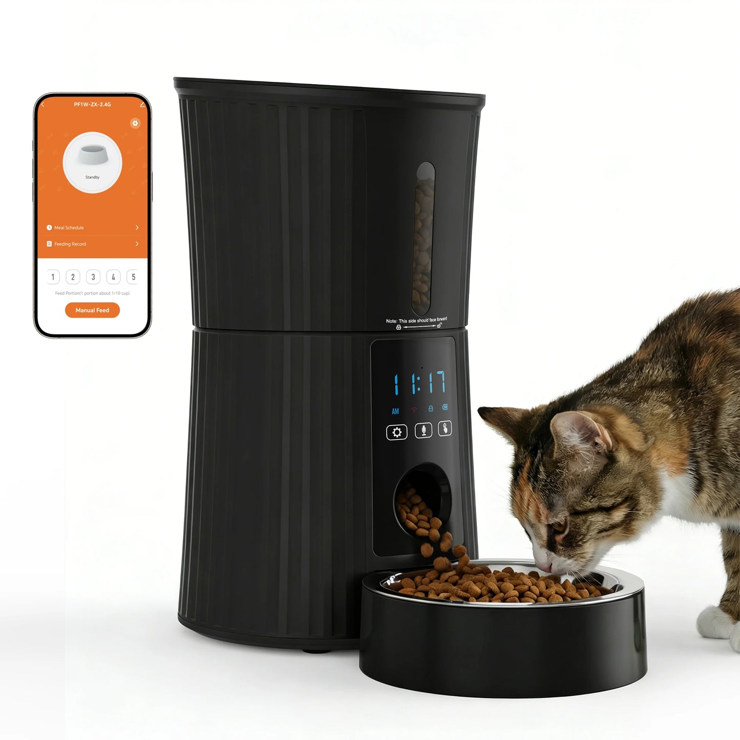 JHK WiFi Automatic Cat Feeder With App Control Smart