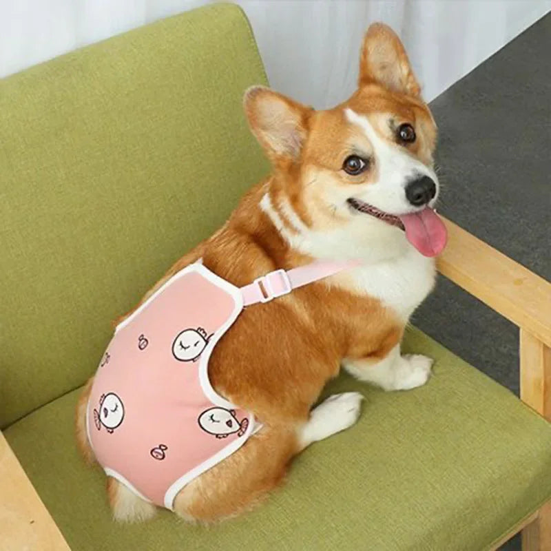 Adjustable Dog Underwear With Shoulder Strap For French Bulldog Pug Schnauzer