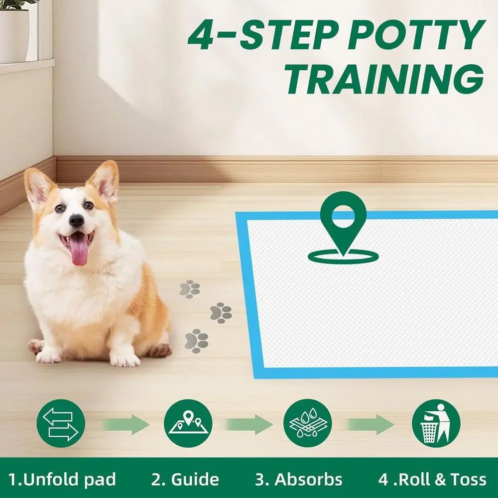 Pee Pads Hundred Count Large Dog Cat 28x30 Quick Dry
