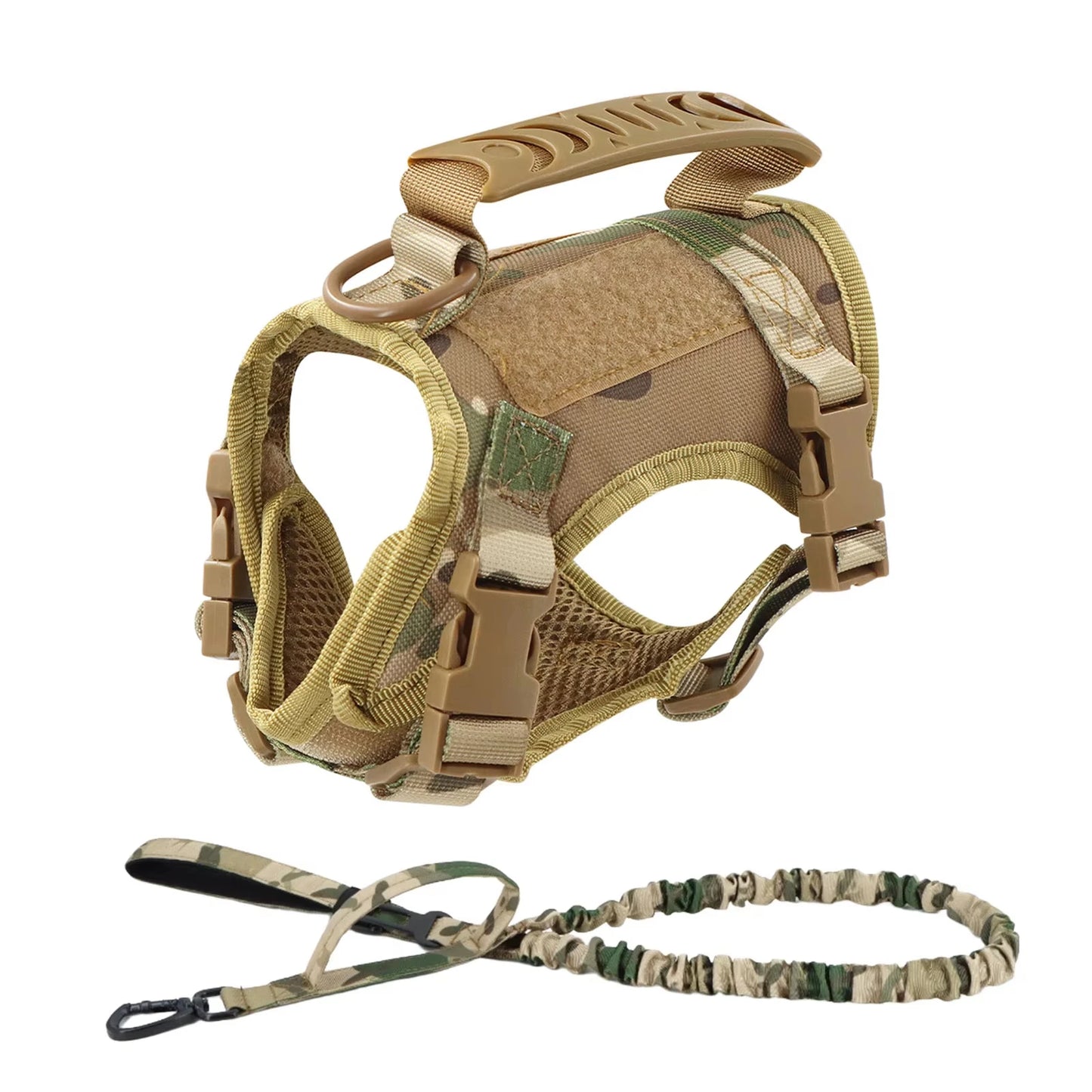 Tactical Cat Harness And Leash Set With Handle For Pets