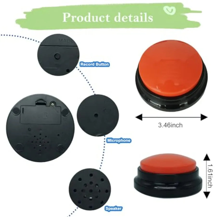 Dog Talk Buttons Starter Set For Training And Communication