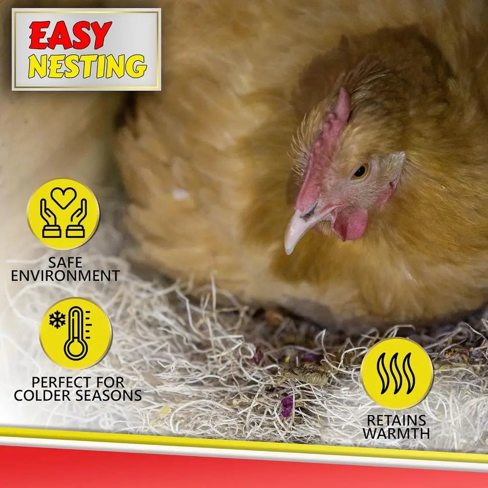 Chicken Nesting Pads With Aromatic Nest Herbs For Laying Eggs