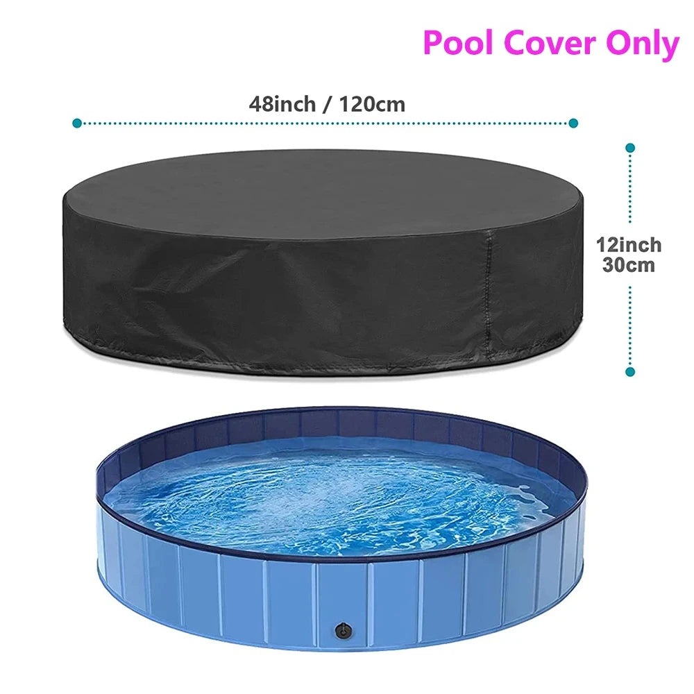 Portable Dog Pool Bath Tub for Large Dogs Scratch Resistant