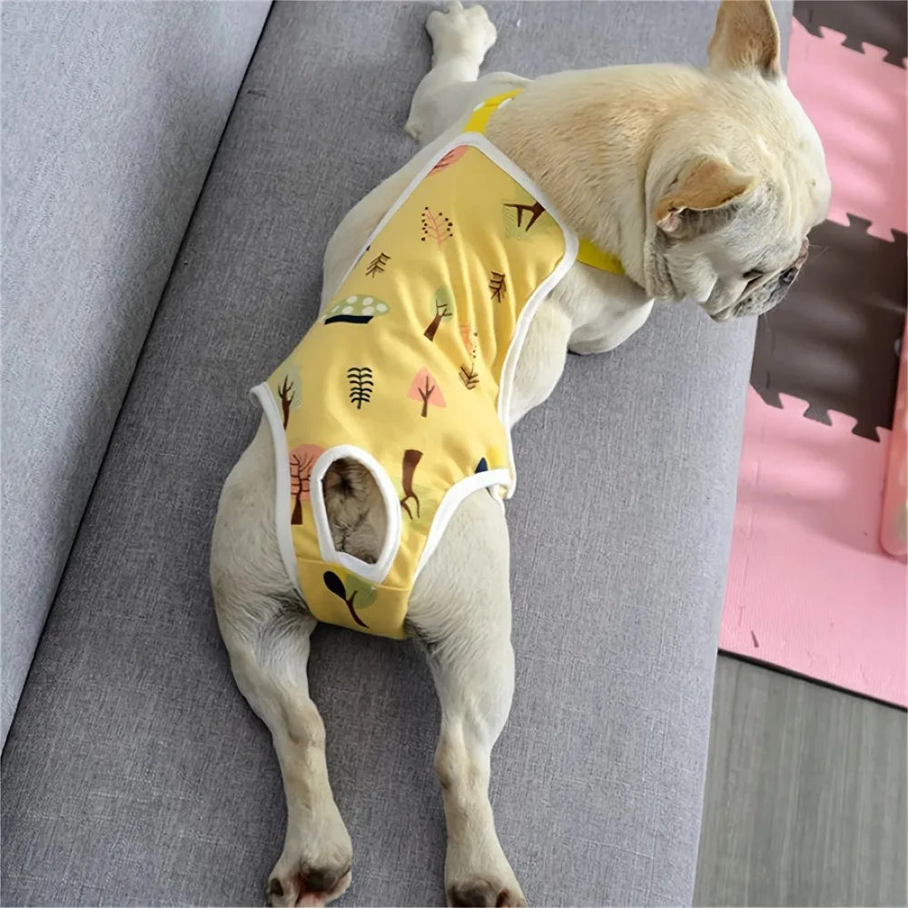 Adjustable Dog Underwear and Safety Trousers for French Bulldog
