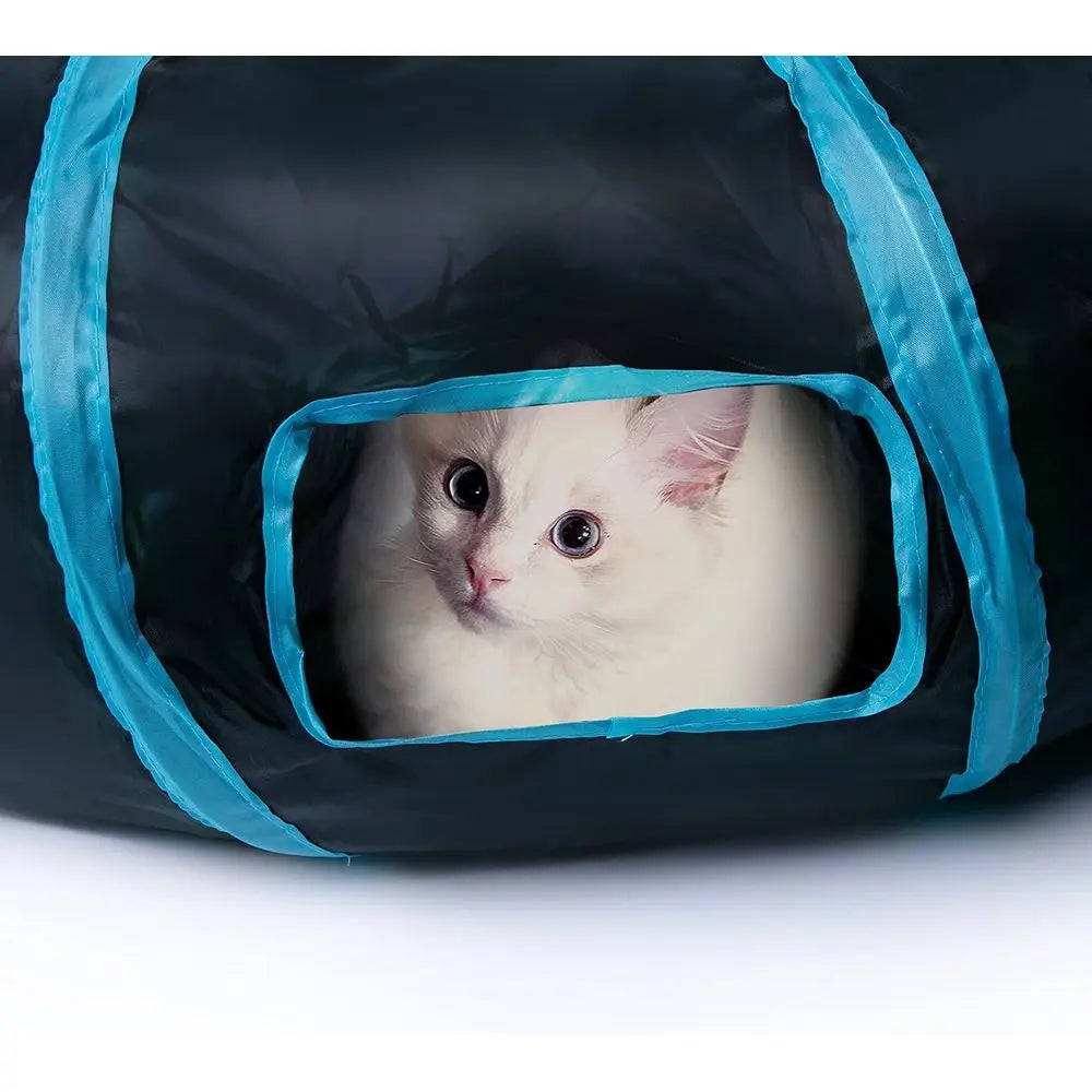 Collapsible Pet Play Tunnel Interactive Maze With Exercise Ball