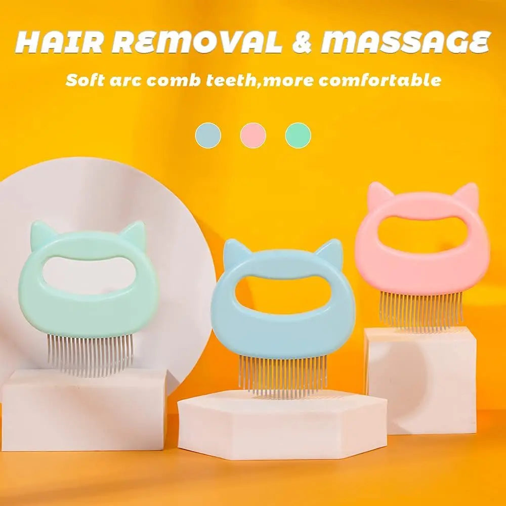 Cat Deshedding Massage Comb 2 In 1 Gentle Grooming Tool