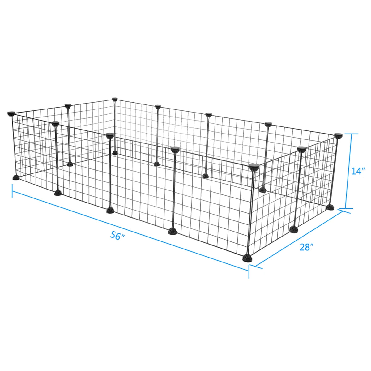 Portable Metal Pet Playpen Wire Fence For Small Animals Indoor