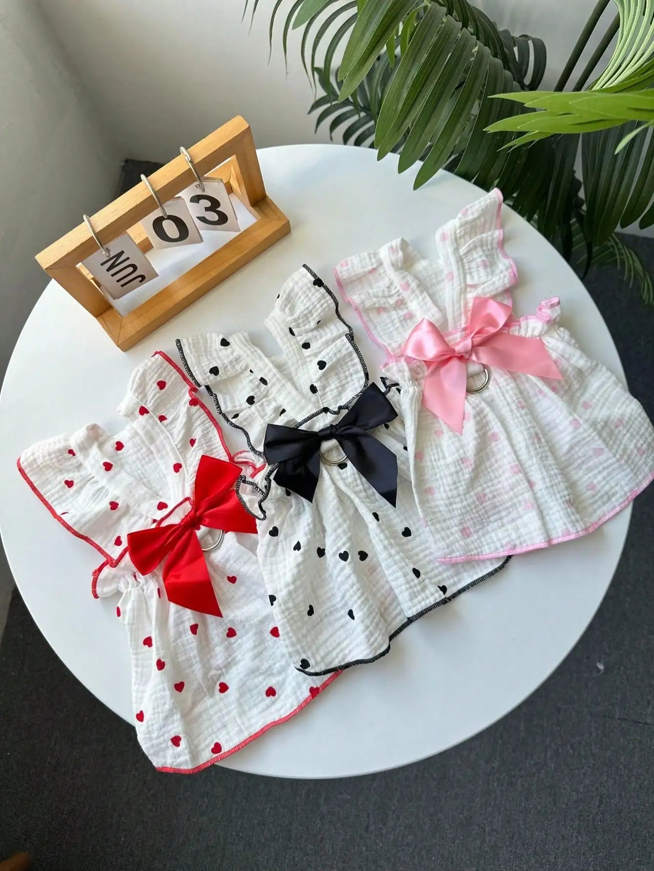 Pet Dresses For Spring And Summer Love Themed Dog Outfits