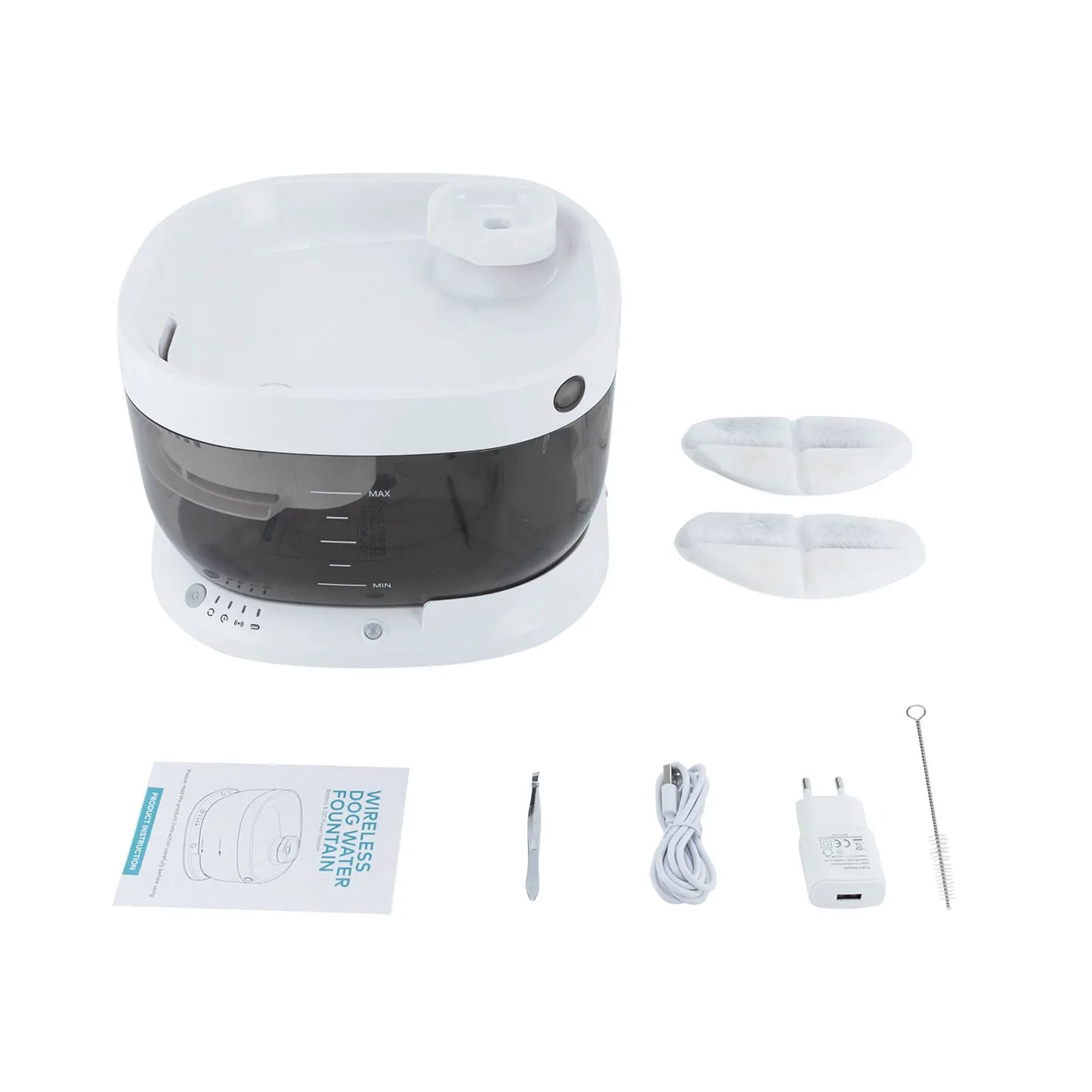 Feline Hydration Station Quiet Filtered Pet Drinking Dispenser BPA Free
