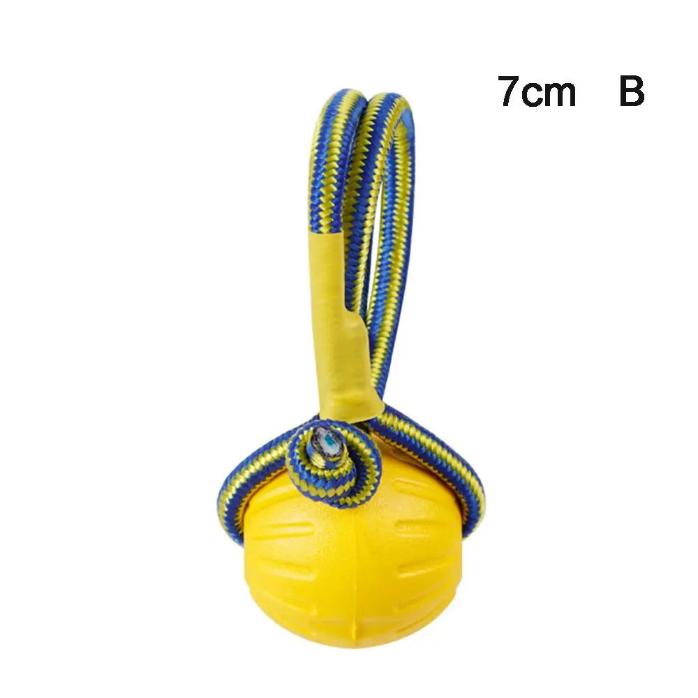 Indestructible Rubber Ball Dog Toy Interactive Chew Fetch Bite Toy