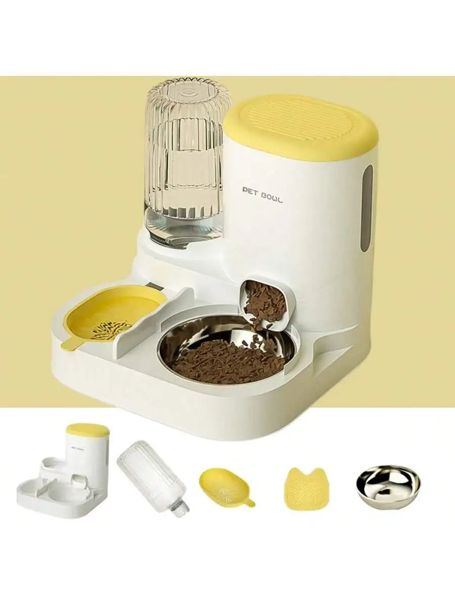 2 In 1 Automatic Pet Feeder And Water Dispenser For Cats And Dogs