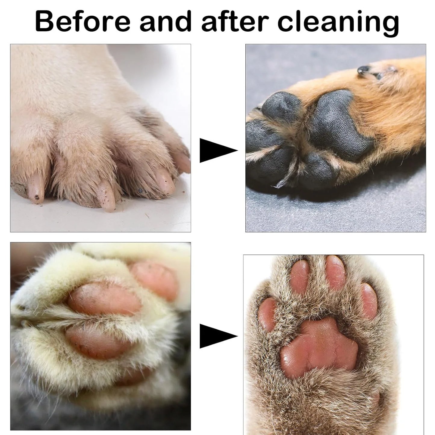 Portable Dog Paw Washer Cup With Silicone Brush