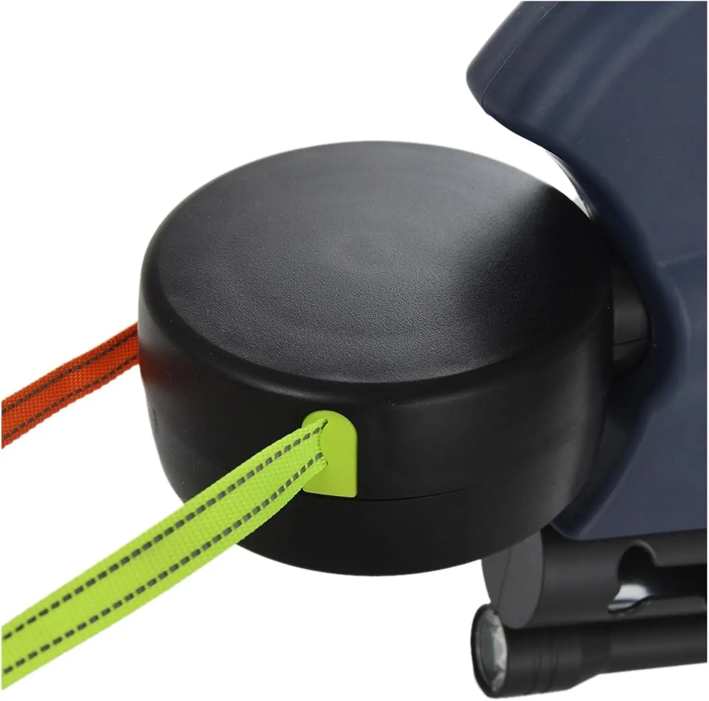 Double Ended Dog Leash Dual Head Nylon With Flashlight