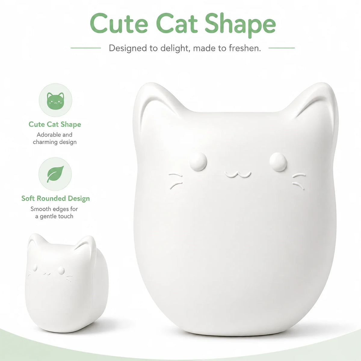 Rechargeable Cat Shaped Pet Odor Eliminator Deodorizer For Cat Litter Box