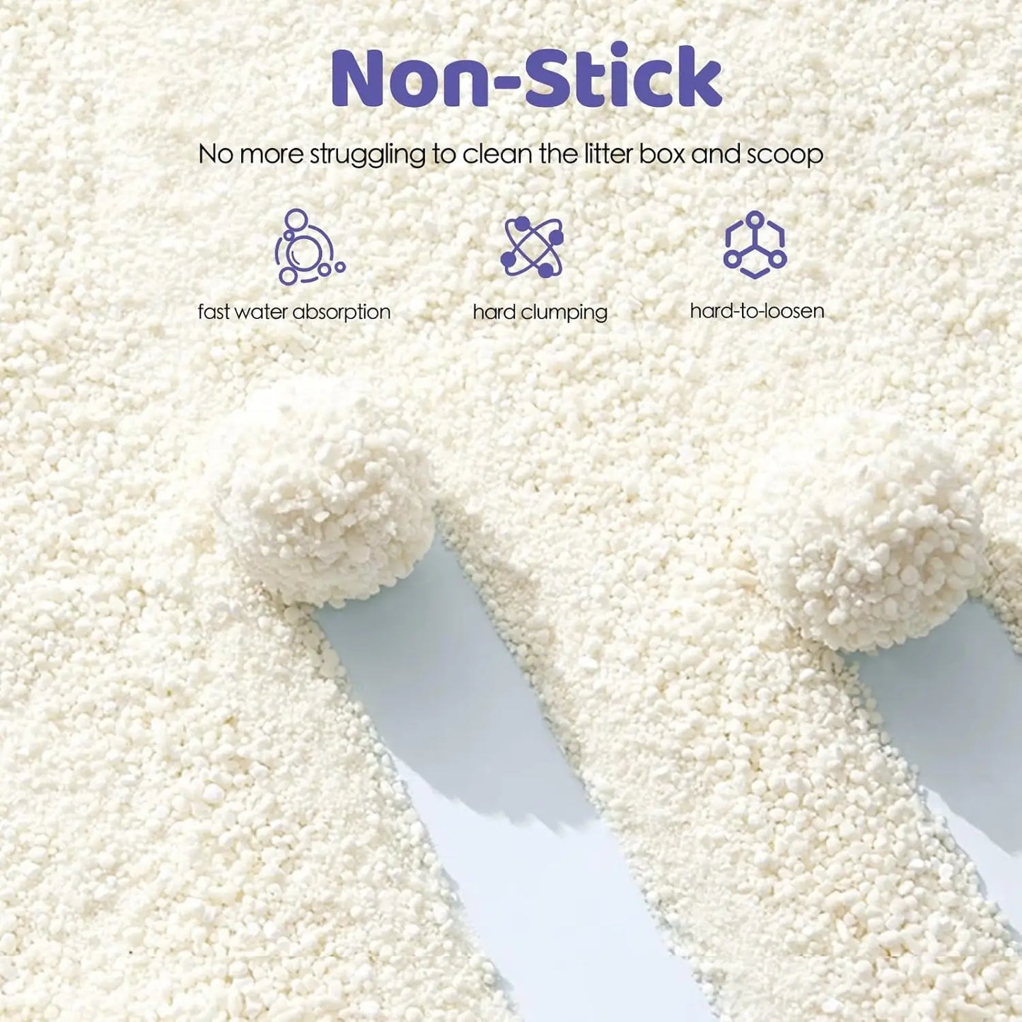 Non-Stick Cassava Cat Litter For Robotail Automatic Litter Box C32