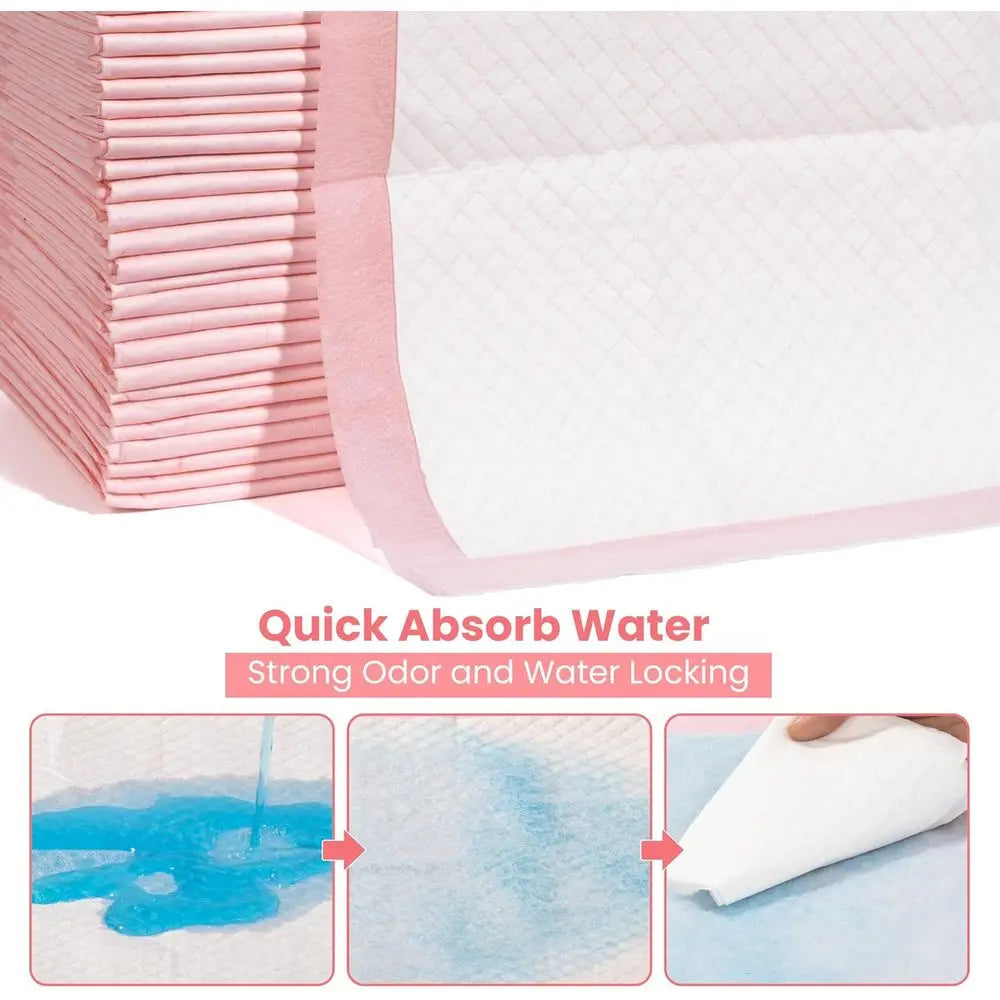 Pet Toilet Training Pads 100 Count Ultra Absorbent Quick Dry Leak Proof