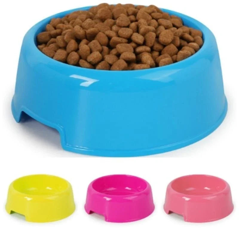 Plastic Pet Bowls For Dogs And Cats Feeding Water Dish