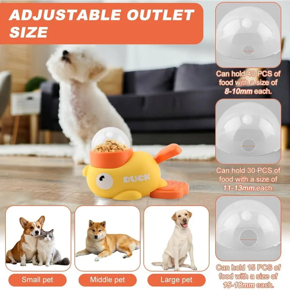 Interactive Slow Feeder Puzzle Toy For Dogs Enrichment Bowl