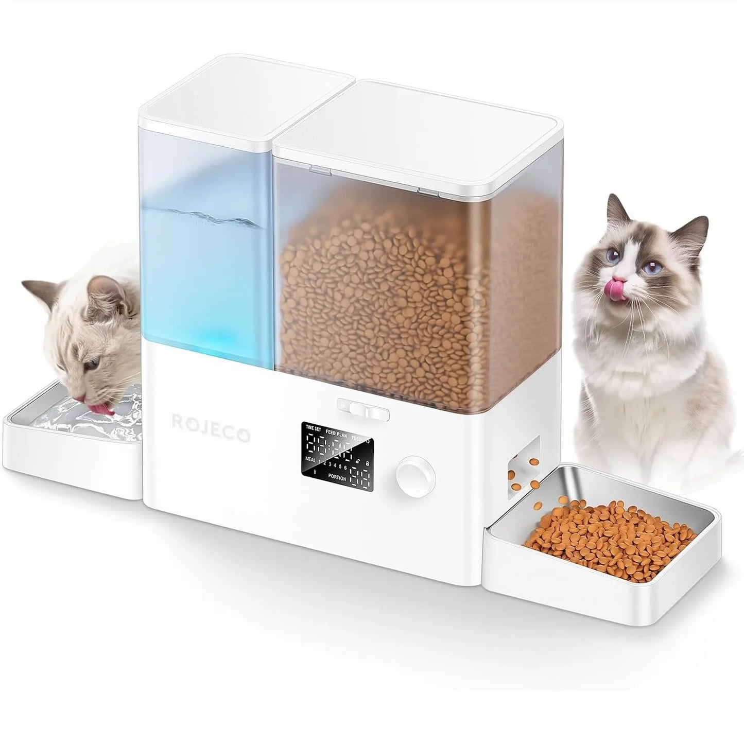 2-In-1 Automatic Cat Feeder And Water Dispenser, 8.5L Capacity