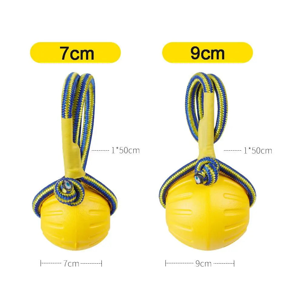 Indestructible Rubber Ball Dog Toy Interactive Chew Fetch Bite Toy