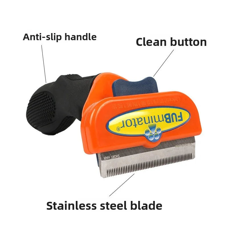Professional Pet Grooming Deshedding Brush For Cats And Dogs