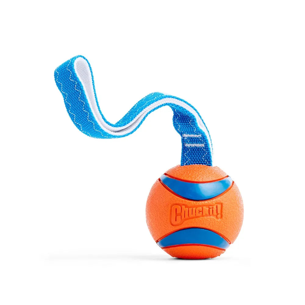 Chuckit! Ultra Tug Dog Ball With Strap For Large Dogs