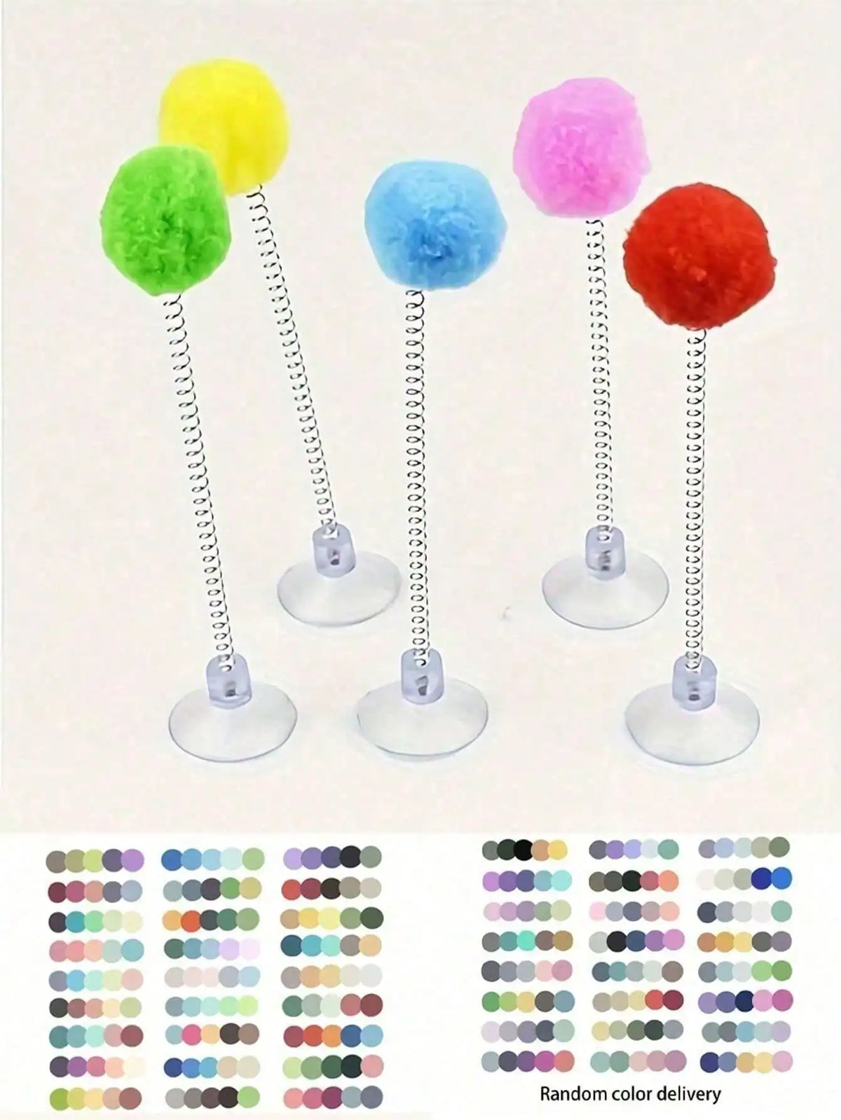 Interactive Cat Toy Set With Plush Ball And Teaser Wand