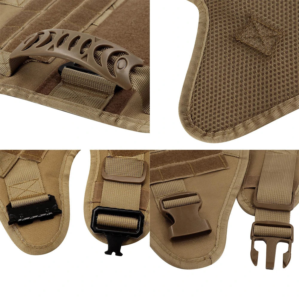 Nylon Dog Harness And Leash Set For German Shepherd Malinois Training