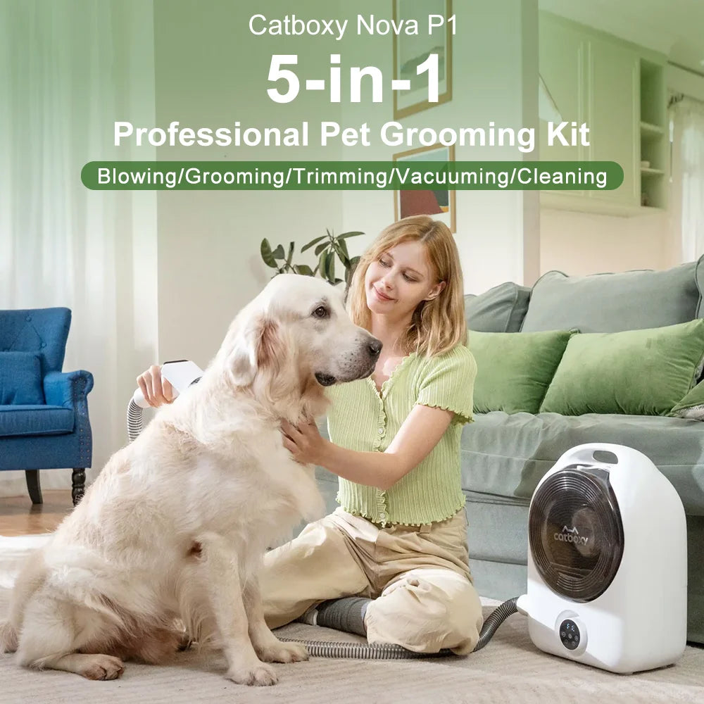 Professional Pet Grooming Vacuum Blower And Suction Kit