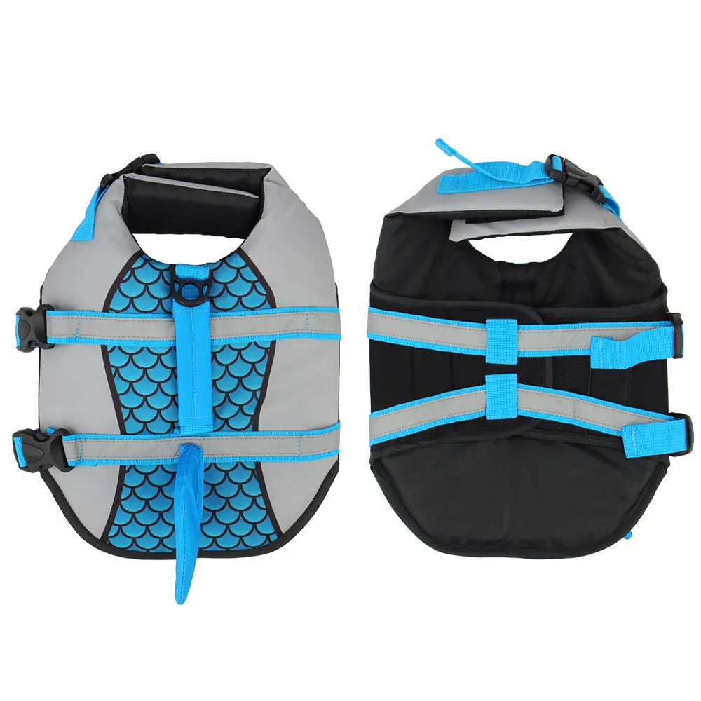 Dog Life Jacket Vest Harness For Swimming Summer Pet Swimwear