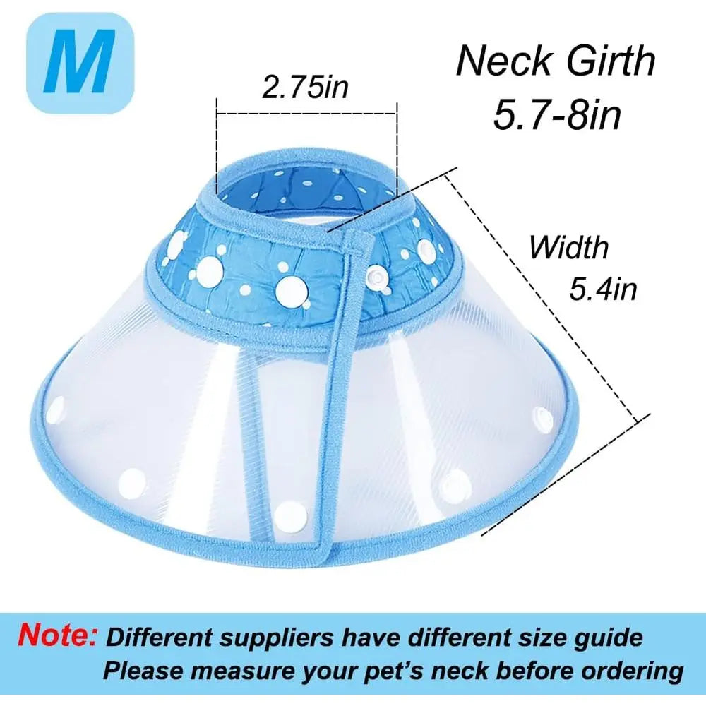 Adjustable Pet Cone Recovery Collar For Small Dogs And Puppies