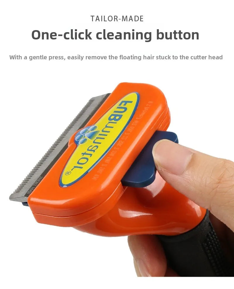 Professional Pet Grooming Deshedding Brush For Cats And Dogs