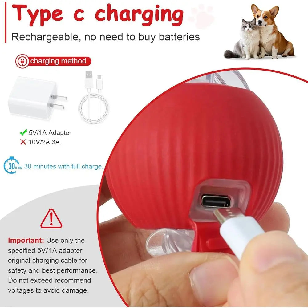 Automatic Rolling Smart Ball Interactive Dog And Cat Toy