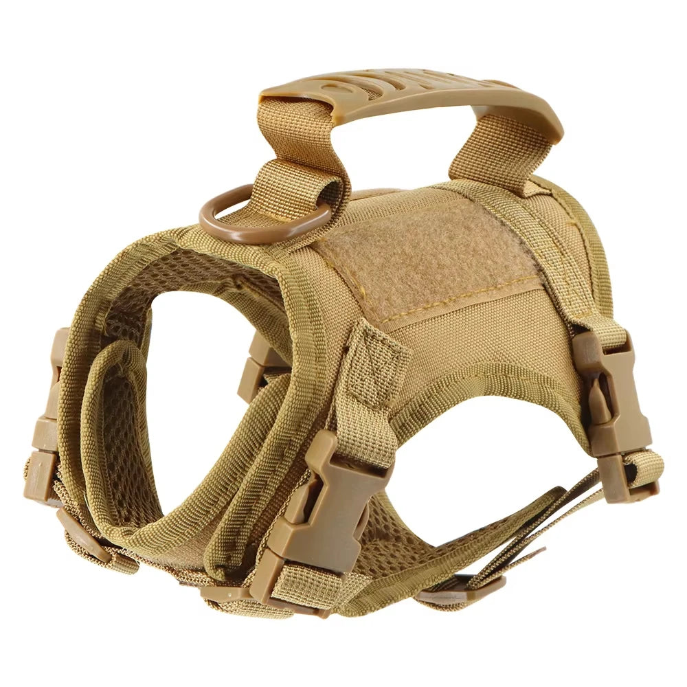 Tactical Cat Harness And Leash Set With Handle For Pets