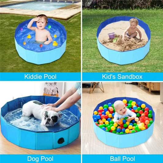Collapsible Pet Bath Tub Foldable Pool For Dogs And Cats