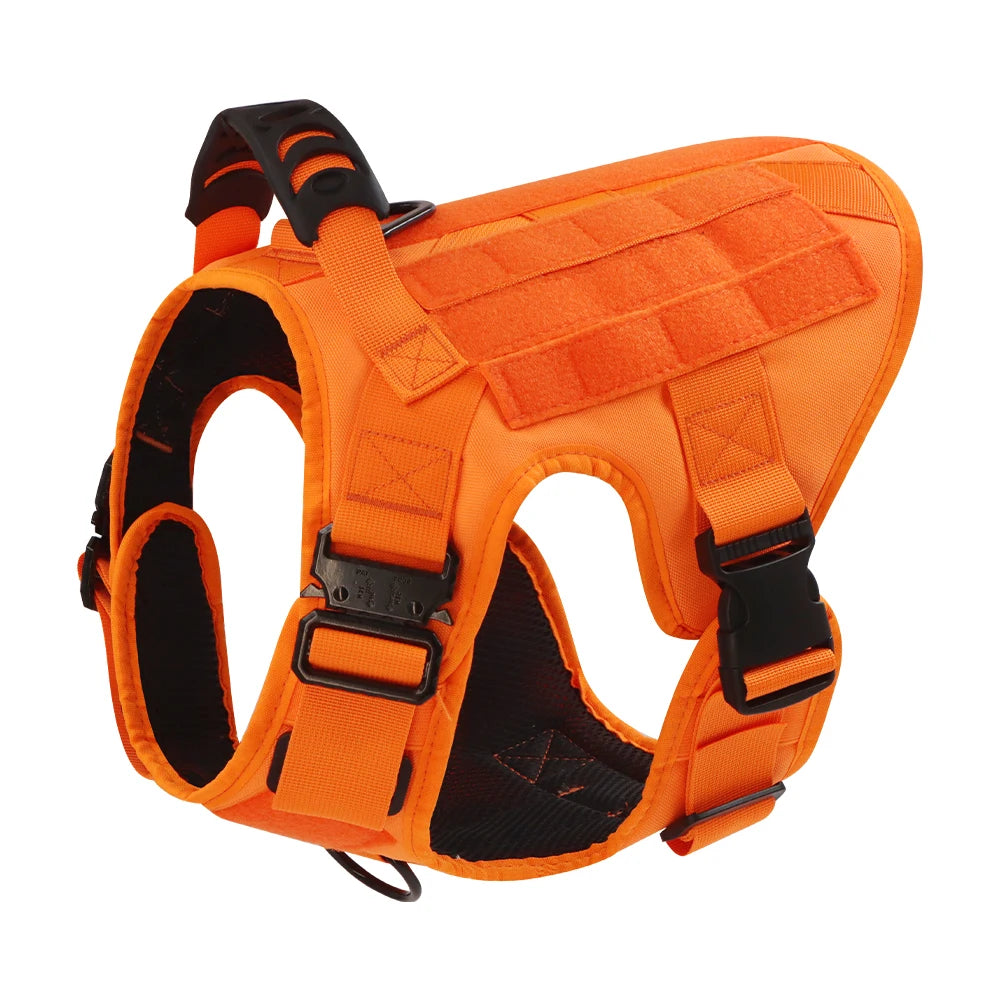Military Camouflage Dog Harness Adjustable Nylon Vest