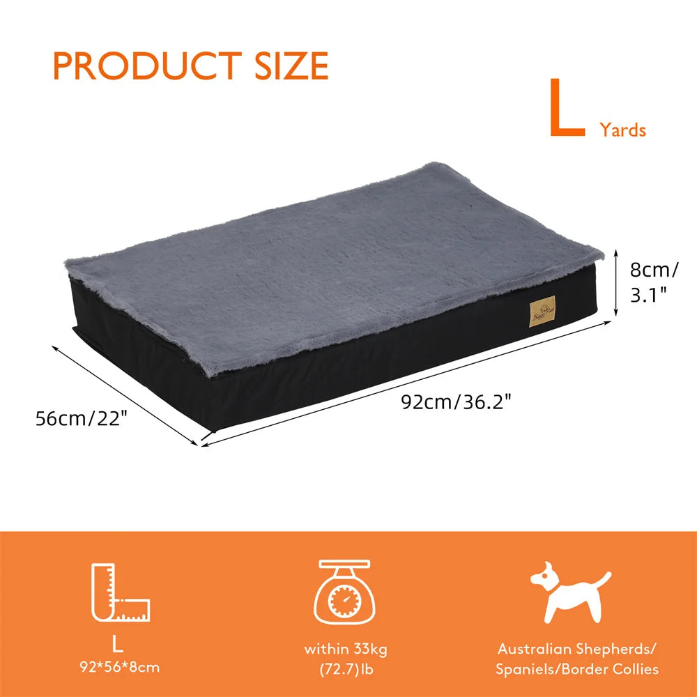 BORWART CN Orthopaedic Waterproof Dog Bed With Removable Washable Cover