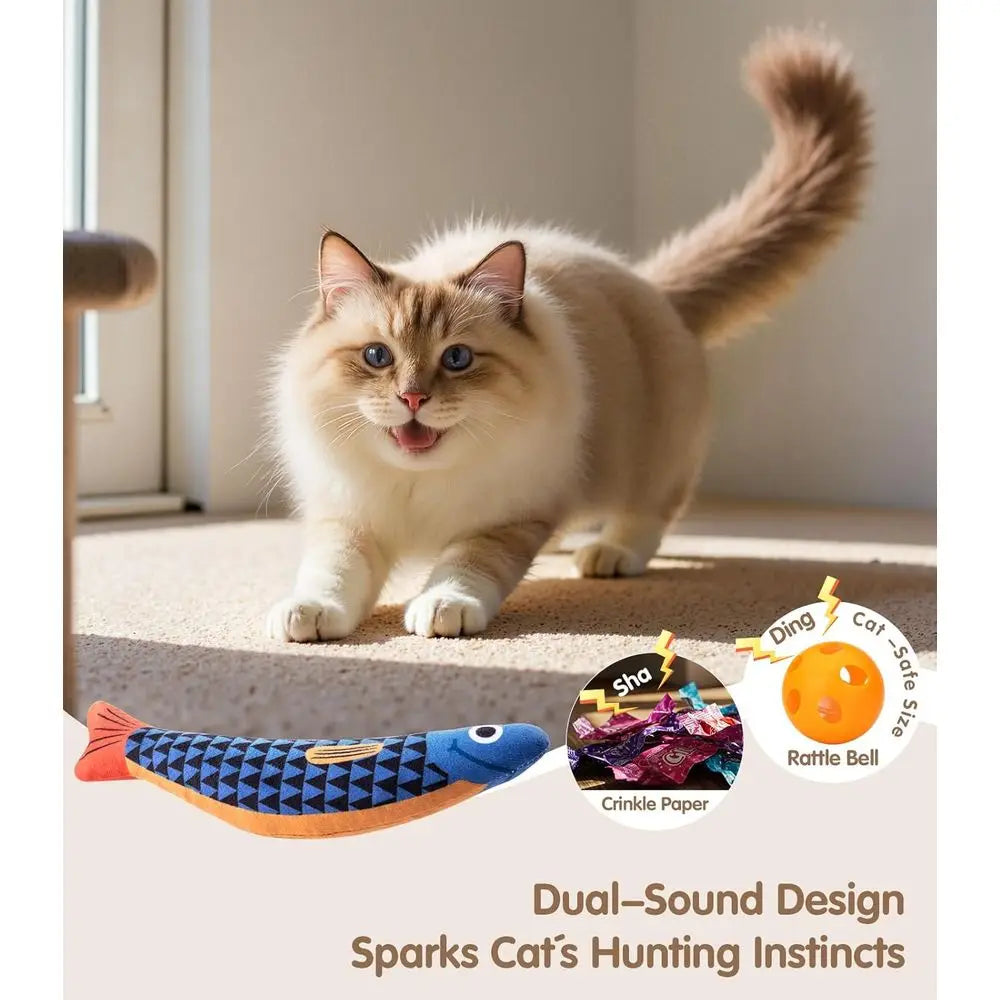Catnip And Silvervine Interactive Cat Toys For Indoor Cats