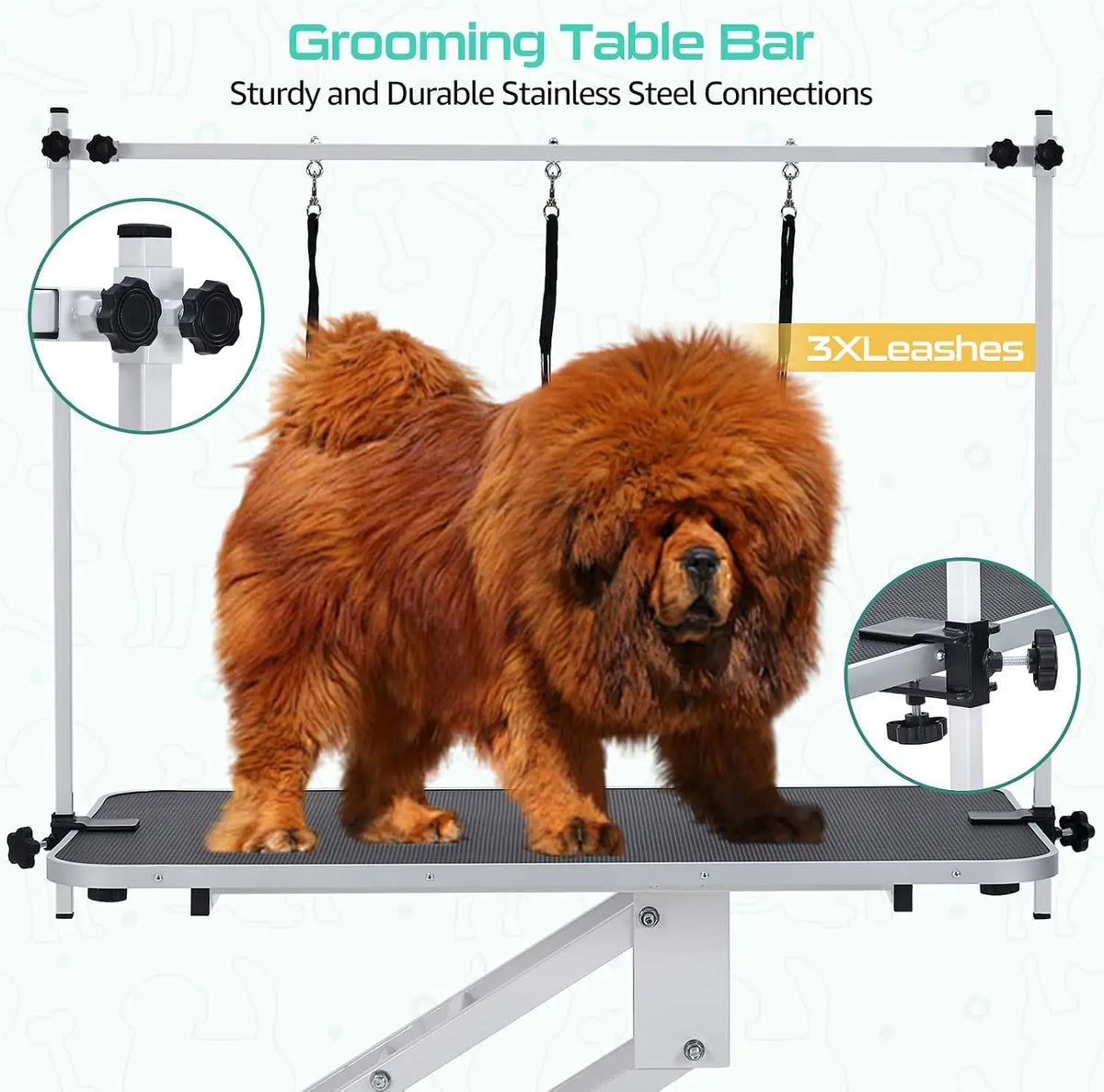 Garvee Electric Height Adjustable Pet Grooming Table With Arm