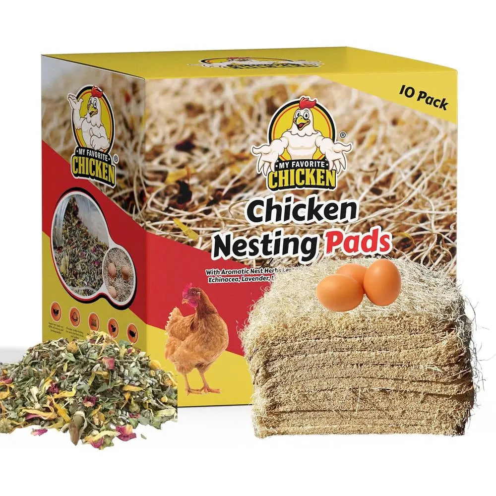 Chicken Nesting Pads With Aromatic Nest Herbs For Laying Eggs