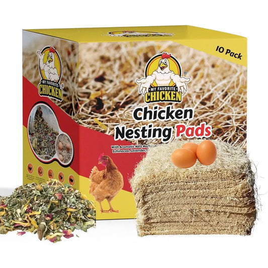 Chicken Nesting Pads With Aromatic Nest Herbs For Laying Eggs