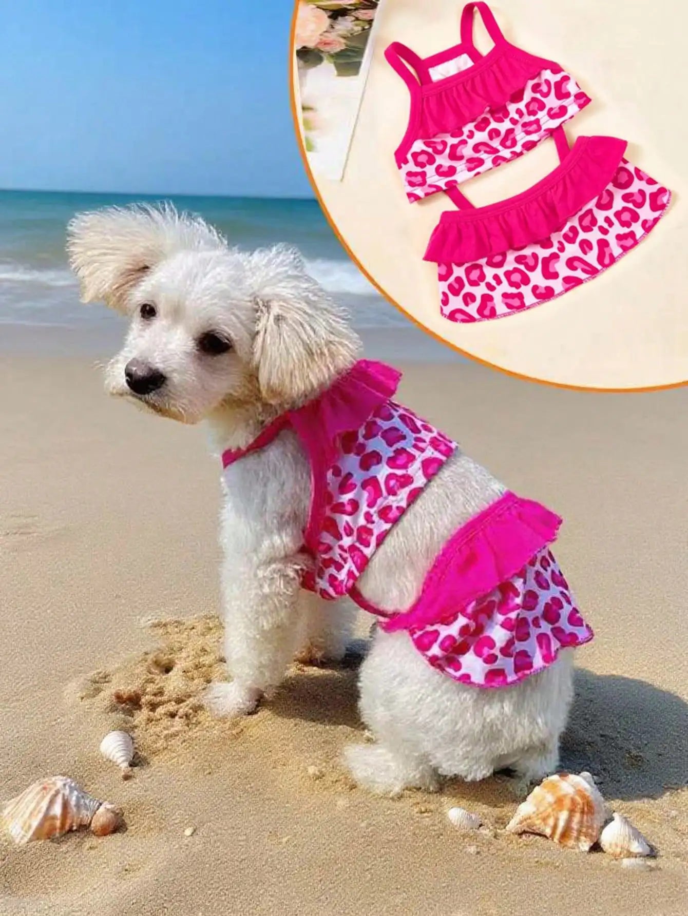 Pet Dog Lace Dress Camisole For Daily Wear And Photoshoots
