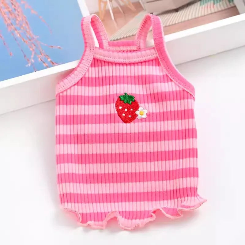 Floral Princess Dog Dress for Puppies Spring Summer Costume