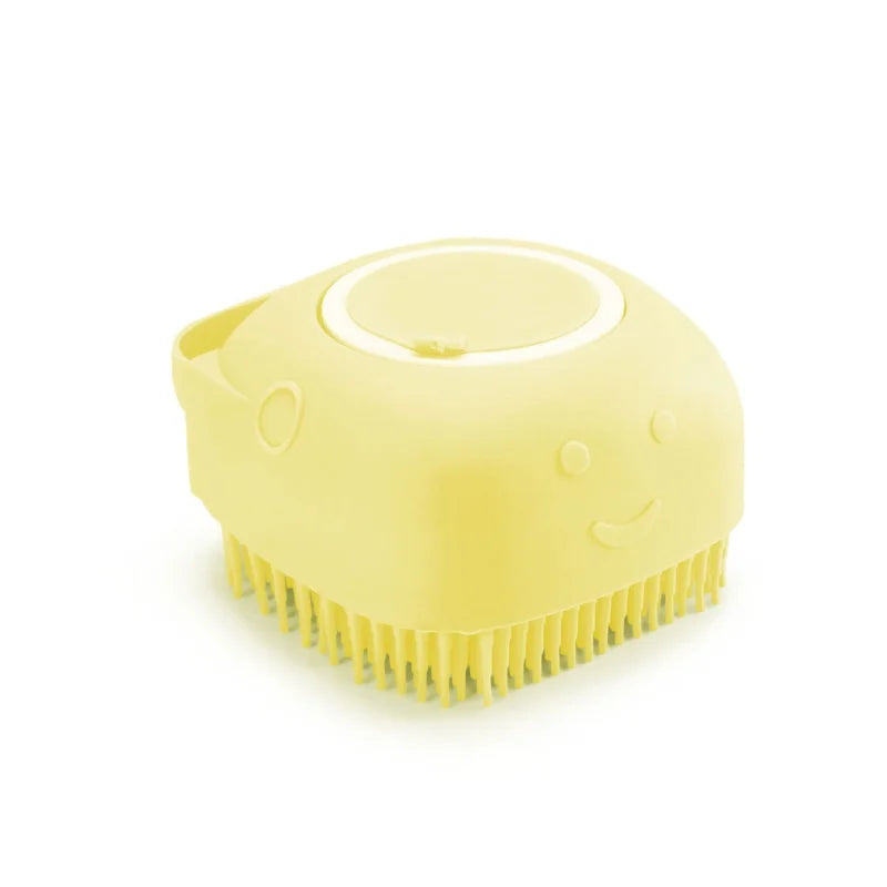 Multifunctional Soft Silicone Pet Bath Massage Brush For Dogs Cats