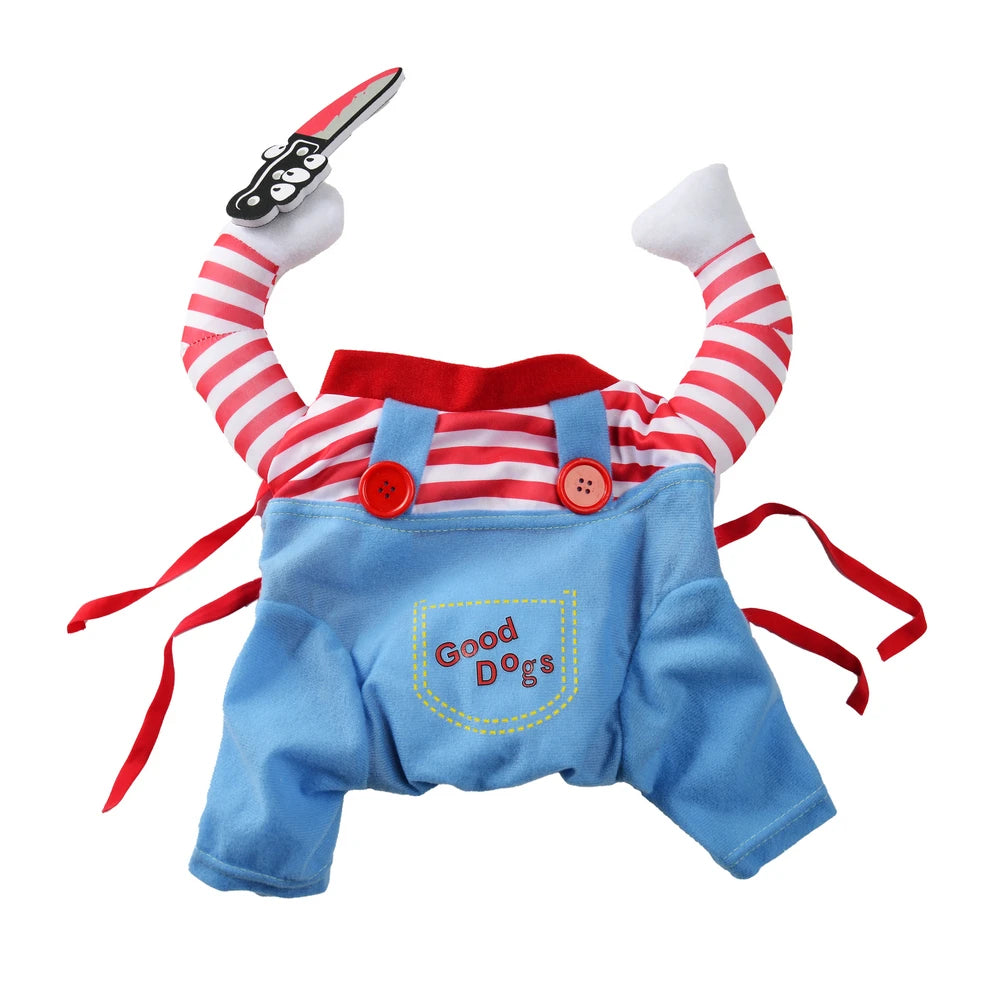 Halloween Dog And Cat Costume Pullover Cosplay Outfit