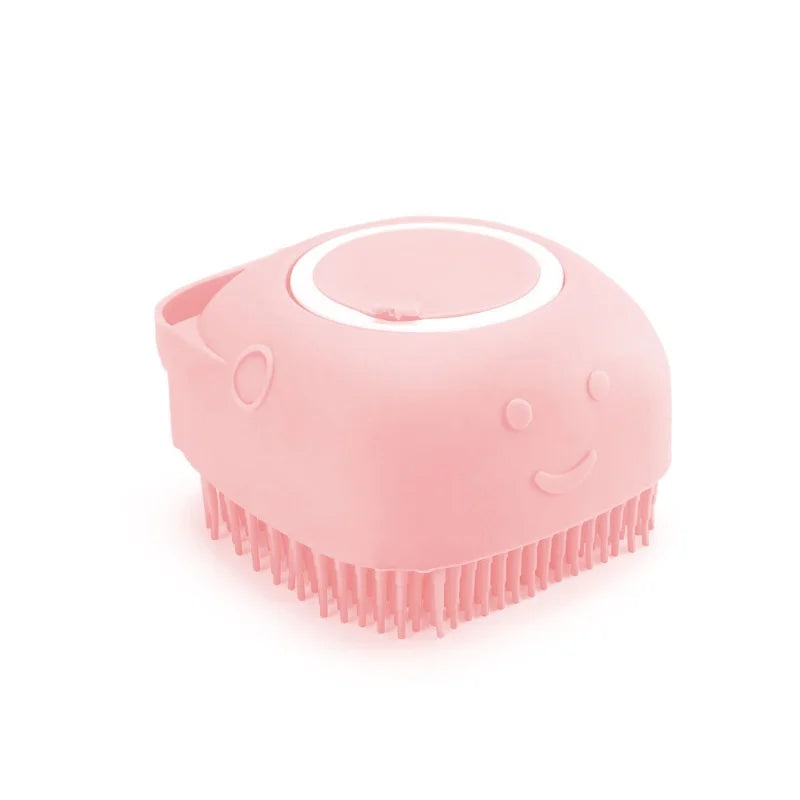 Multifunctional Soft Silicone Pet Bath Massage Brush For Dogs Cats