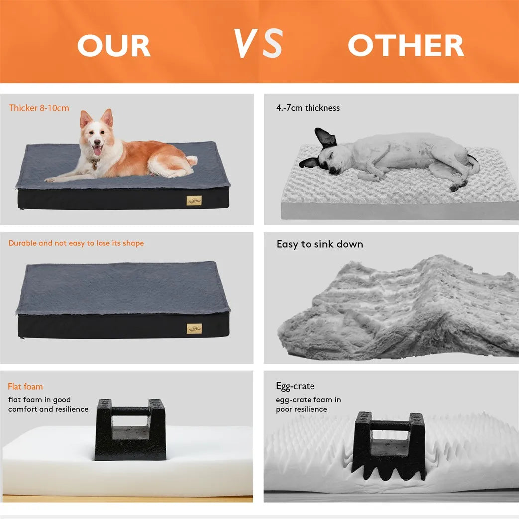 BORWART CN Orthopaedic Waterproof Dog Bed With Removable Washable Cover