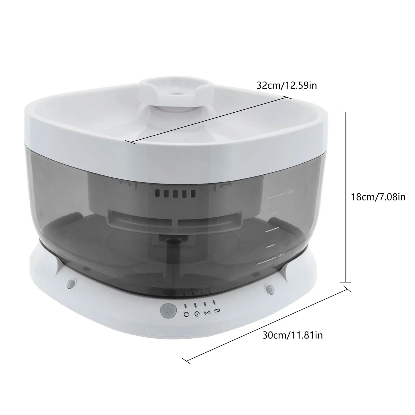 Feline Hydration Station Quiet Filtered Pet Drinking Dispenser BPA Free