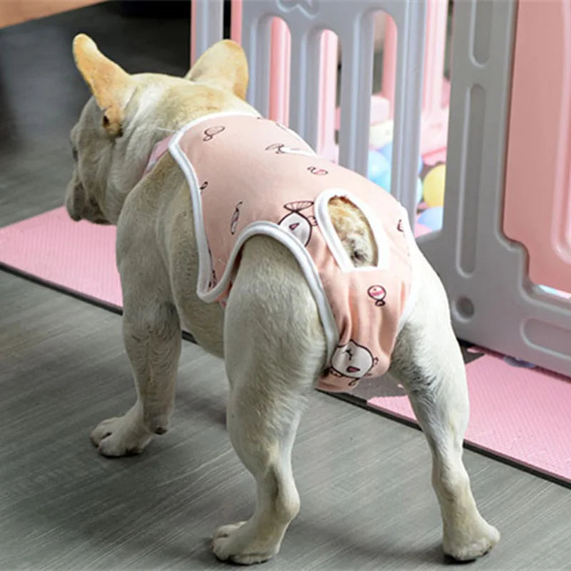 Adjustable Dog Underwear With Shoulder Strap For French Bulldog Pug Schnauzer