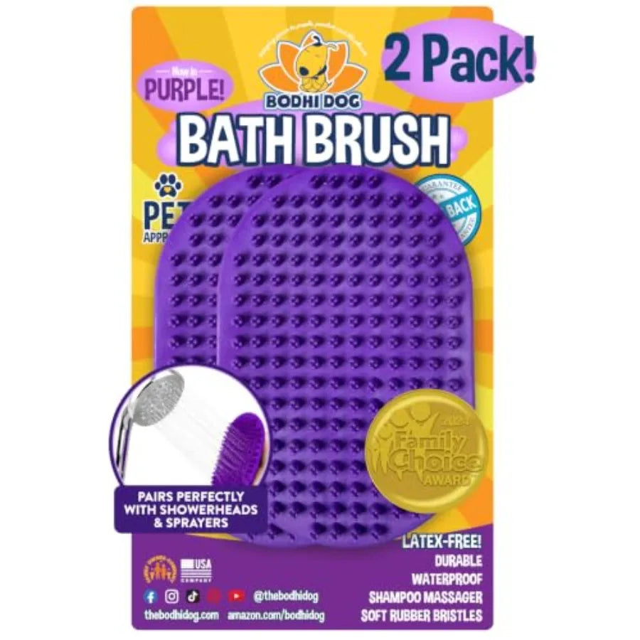 Stainless Steel Pet Shampoo Brush For Dogs And Cats